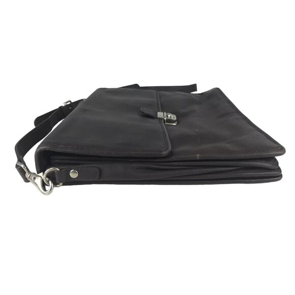 Wilsons The Leather Experts Unisex‎ Adults Brown Genuine Leather Crossbody Bag - Picture 5 of 10